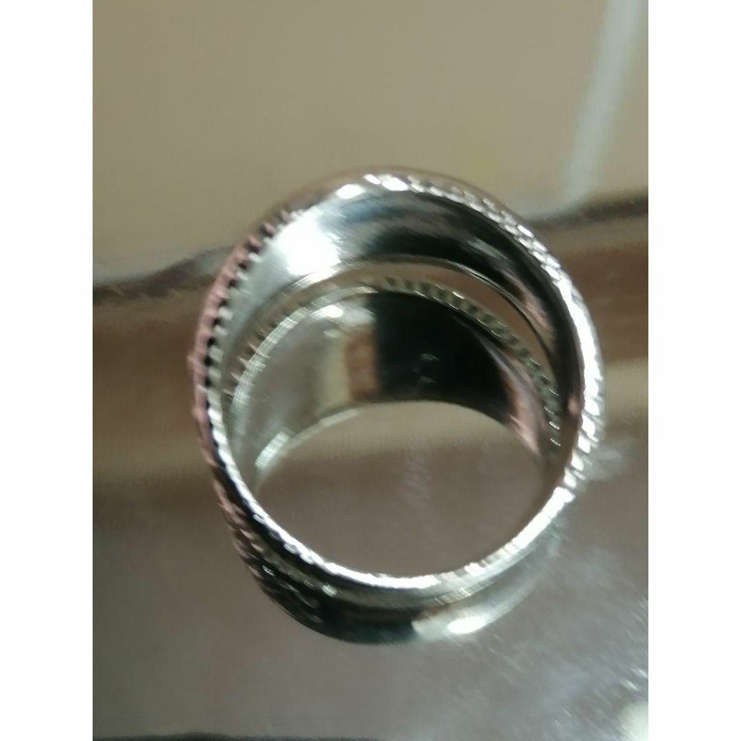 【R204】リング メンズ シルバー アクセサリー お洒落 指輪 22号 メンズのアクセサリー(リング(指輪))の商品写真