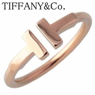 ティファニー(Tiffany & Co.)のティファニー Tワイヤー リング 10号 AU750PG 新品仕上げ済 TIFFANY【16337】(リング(指輪))