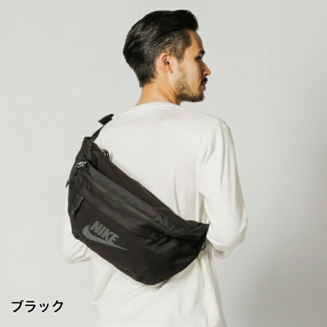 NIKE(ナイキ)のNike ナイキ　ボディーバック　10L ブラック　ヒップバック　ナイキ　バック レディースのバッグ(ボディバッグ/ウエストポーチ)の商品写真