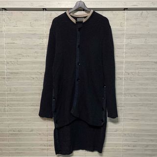 ヨウジヤマモトプールオム(Yohji Yamamoto POUR HOMME)のYohji yamamoto POUR HOMME ロング丈カーディガン(カーディガン)