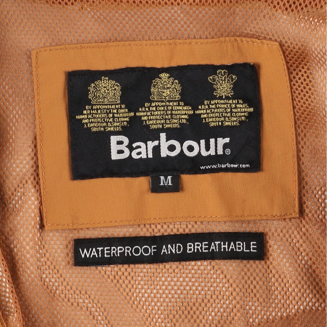 Barbour(バーブァー)の古着 バブアー Barbour IRVINE JACKET WATERPROOF AND BREATHABLE 3ワラント ナイロンパーカー メンズM /eaa426723 メンズのジャケット/アウター(ナイロンジャケット)の商品写真