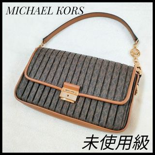 マイケルコース(Michael Kors)の未使用級　大人気　マイケルコース　MK ハンドバック　ブラウン　茶色 レディース(ハンドバッグ)