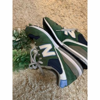 ニューバランス(New Balance)のニューバランス　New balanceスニーカー　996 グリーン　27センチ(スニーカー)