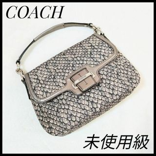 コーチ(COACH)の未使用級　コーチ　COACH　ショルダーバッグ　ハンドバック　アニマル　クロコ(ショルダーバッグ)