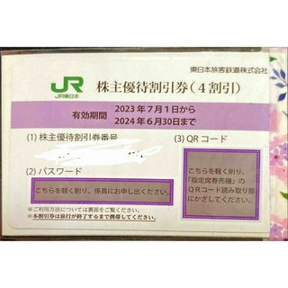 JR東日本　JR東　１枚　期限24.6.30 株主優待券　ミニレター発送(その他)