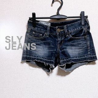 スライ(SLY)のSLY JEANS スライ　ジーンズ　デニム　ショートパンツ　ダメージ　ブルー(ショートパンツ)