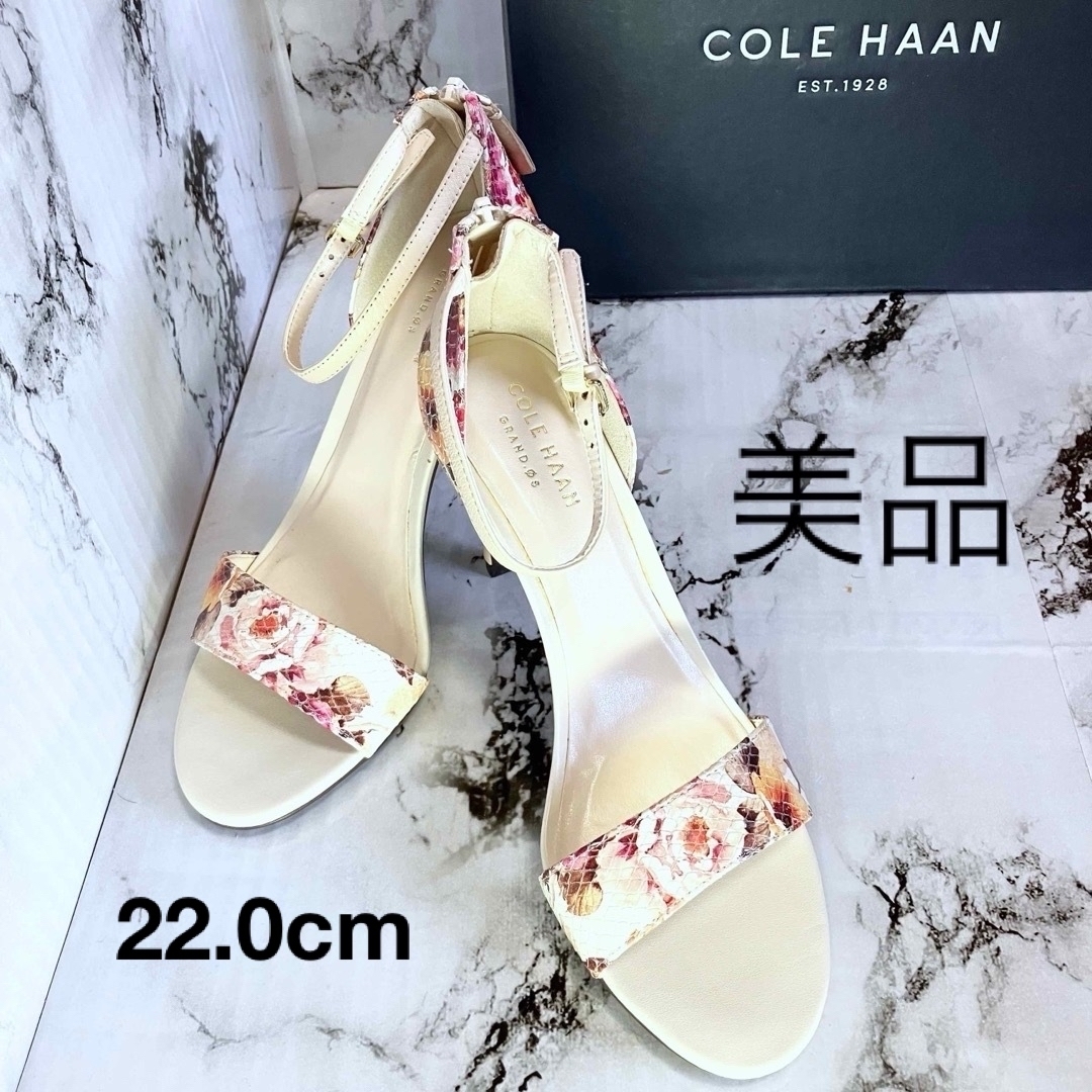 Cole Haan(コールハーン)のCole Haan コールハーン レディースサンダル 花柄 レディースの靴/シューズ(サンダル)の商品写真