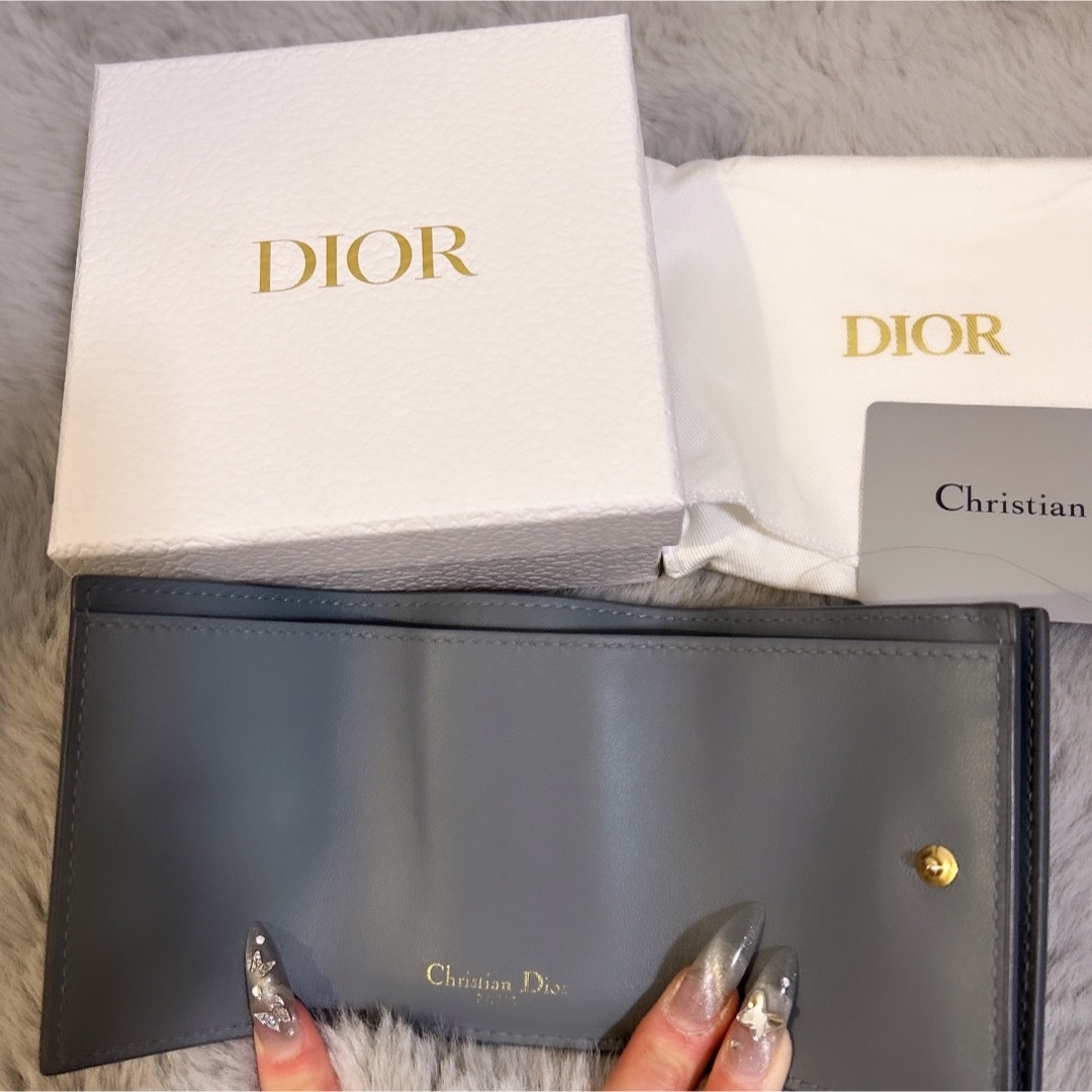 Christian Dior(クリスチャンディオール)のDior ミニウォレット ブルー レディースのファッション小物(財布)の商品写真