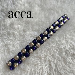 アッカ(acca)のACCA スワロフスキー バレッタ パープル(バレッタ/ヘアクリップ)