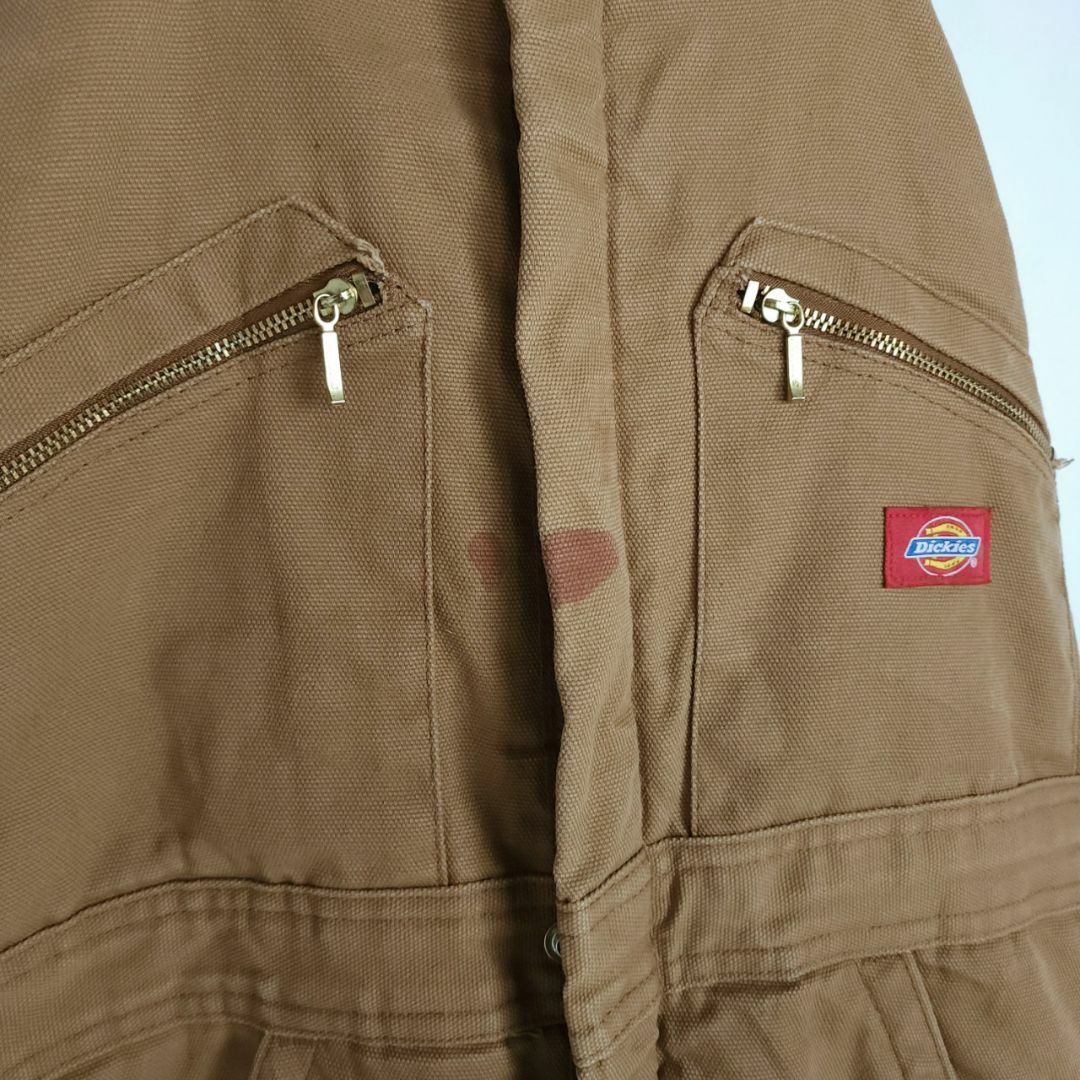 Dickies(ディッキーズ)のSサイズ/Dickies ディッキーズ 裏キルティング ダック地 オーバーオール メンズのパンツ(サロペット/オーバーオール)の商品写真