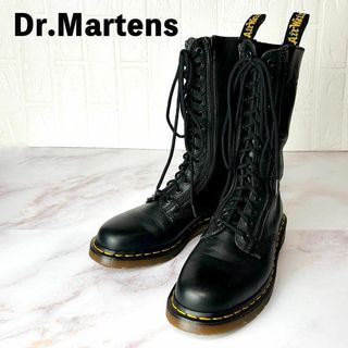 ドクターマーチン(Dr.Martens)の【美品】ドクターマーチン 9733 14ホールブーツ　ダブルジップ UK6(ブーツ)