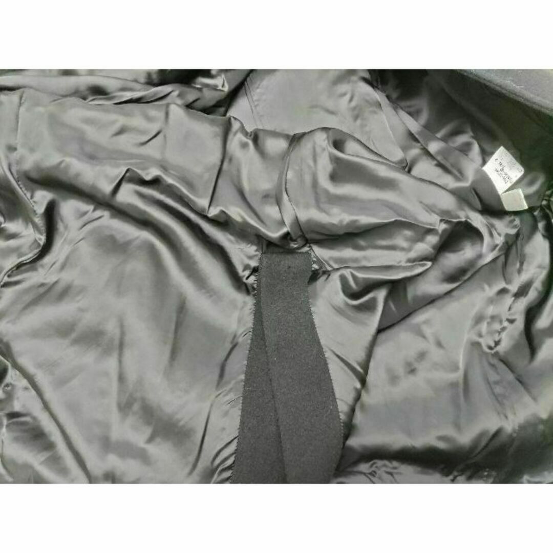 LAUTREAMONT(ロートレアモン)のロートレアモン アンゴラ混じり ロングウールコート 黒 2 レディースのジャケット/アウター(ロングコート)の商品写真