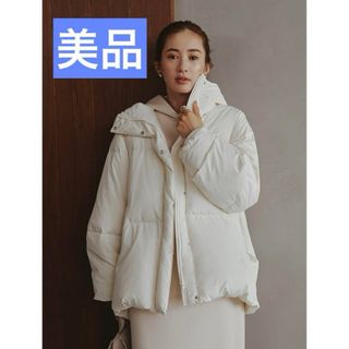 emmi atelier - エミアトリエ美品★撥水素材！サステナブルフーディーダウン雑誌掲載ヨンナ高垣麗子着