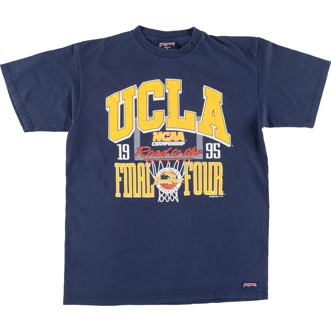 JANSPORT(ジャンスポーツ)の古着 90年代 ジャンスポーツ JANSPORT UCLA カリフォルニア大学ロサンゼルス校 カレッジTシャツ USA製 メンズL ヴィンテージ /eaa425393 メンズのトップス(Tシャツ/カットソー(半袖/袖なし))の商品写真