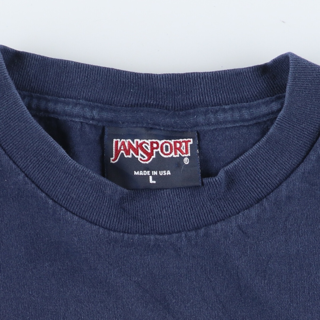 JANSPORT(ジャンスポーツ)の古着 90年代 ジャンスポーツ JANSPORT UCLA カリフォルニア大学ロサンゼルス校 カレッジTシャツ USA製 メンズL ヴィンテージ /eaa425393 メンズのトップス(Tシャツ/カットソー(半袖/袖なし))の商品写真