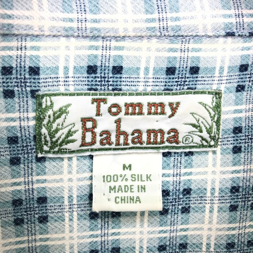 古着 TOMMY BAHAMA 長袖 シルクシャツ メンズM /eaa427350 メンズのトップス(シャツ)の商品写真