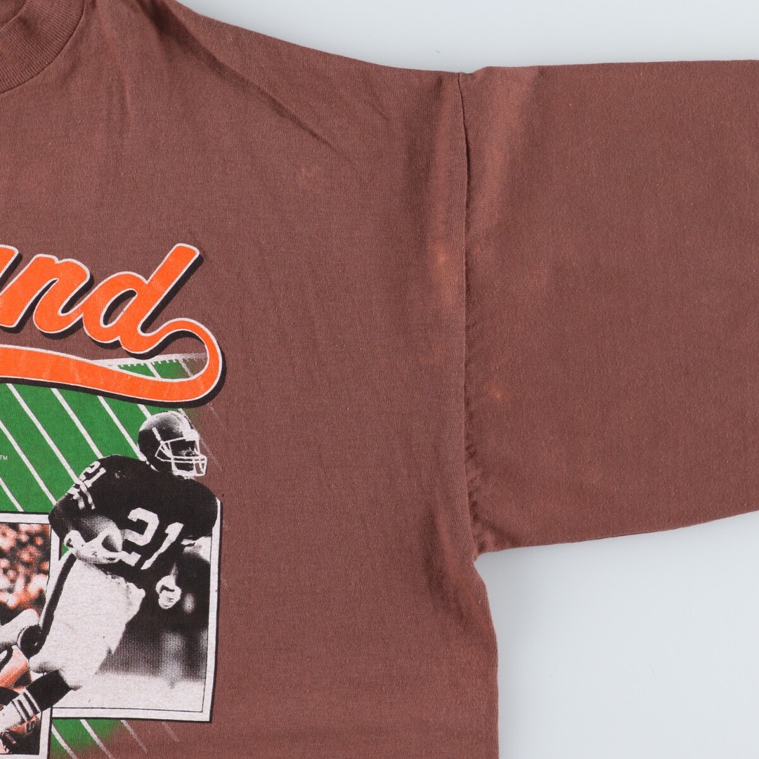 古着 90年代 NFL CLEVELAND BROWNS クリーブランドブラウンズ プリントTシャツ USA製 メンズXL ヴィンテージ /eaa427620 メンズのトップス(Tシャツ/カットソー(半袖/袖なし))の商品写真