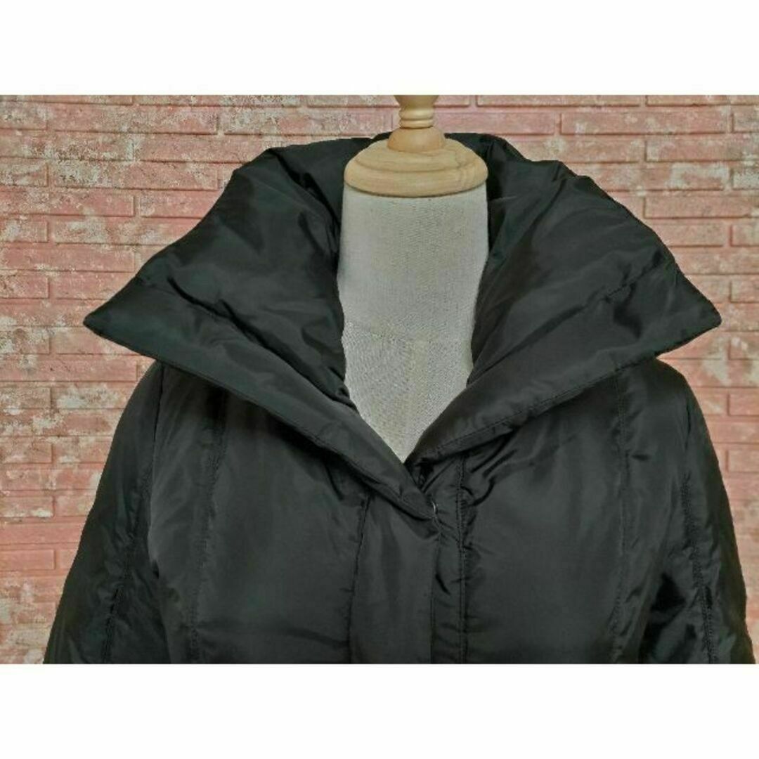 VICKY(ビッキー)のPREMIUM BY VICKYプレミアムバイビッキー ロングダウンコート黒 2 レディースのジャケット/アウター(ダウンコート)の商品写真