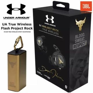 アンダーアーマー(UNDER ARMOUR)の【当日発送】JBL アンダーアーマー プロジェクトロック コレクション GOLD(ヘッドフォン/イヤフォン)