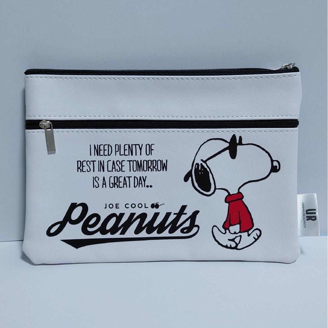 SNOOPY(スヌーピー)のスヌーピー ノベルティポーチセット ふわふわポーチ URスヌーピーポーチ エンタメ/ホビーのエンタメ その他(その他)の商品写真