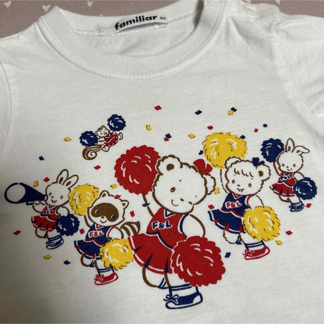 familiar - ファミリア☆おはなしTシャツ 80サイズの通販 by ただいま