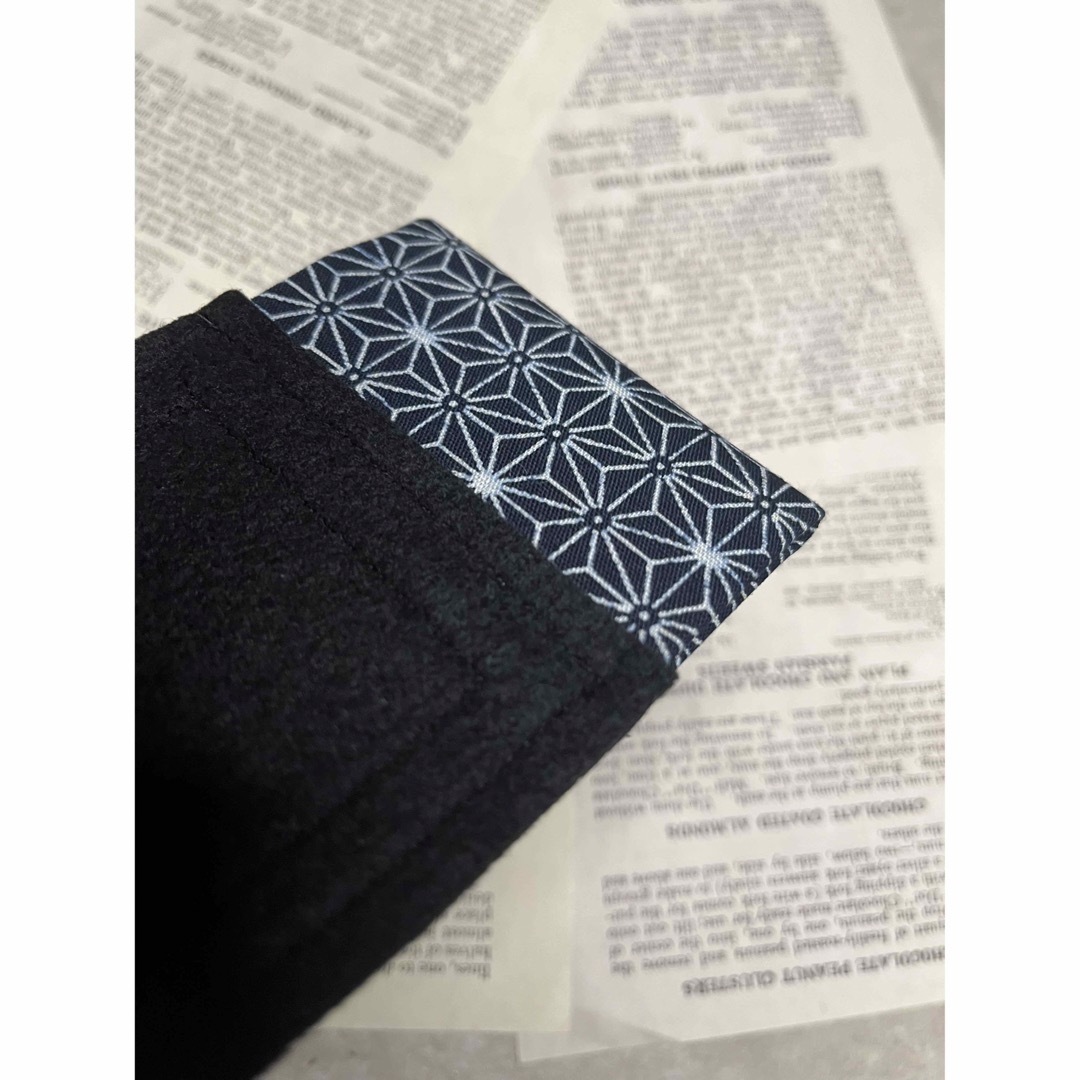 メンズポケットチーフ　和柄　ブルー　スクエア メンズのファッション小物(ハンカチ/ポケットチーフ)の商品写真