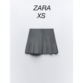 ザラ(ZARA)のZARA ボックスプリーツ ミニスカート(ミニスカート)