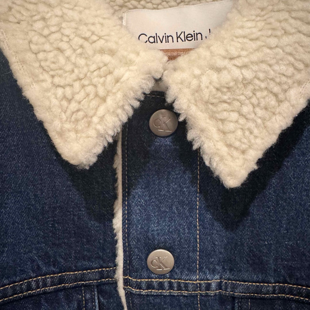 Calvin Klein(カルバンクライン)の【人気】　BTS グク　カルバンクライン　デニムジャケット　ボアジャン　Gジャン メンズのジャケット/アウター(Gジャン/デニムジャケット)の商品写真