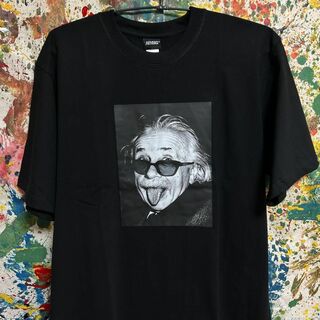 アインシュタイン アバンギャルド Tシャツ 半袖 メンズ 新品 個性的 黒(Tシャツ/カットソー(半袖/袖なし))