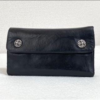 Chrome Hearts - CHROMEHEARTS クロムハーツ ウェーブウォレット 長財布