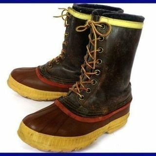 ソレル(SOREL)の70s-80s頃?カナダ製ビンテージ★ソレルSOREL【24.0-25.0/暗茶】重厚本革/インナー付きスノーブーツ◆2@D59 #BUZZBERG(ブーツ)