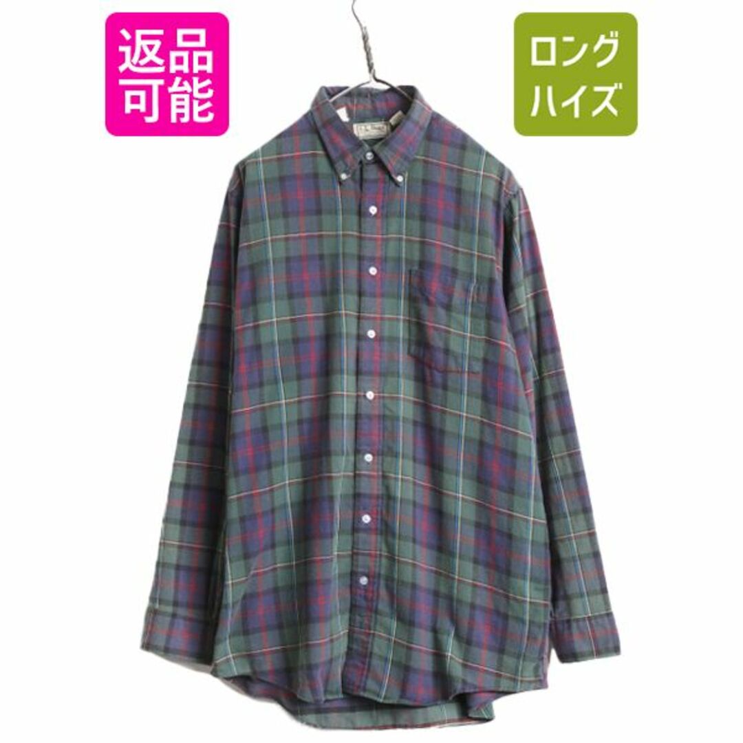 あなたにおすすめの商品 USA製 80s - L.L.Bean エルエルビーン フランネル チェック 男性用