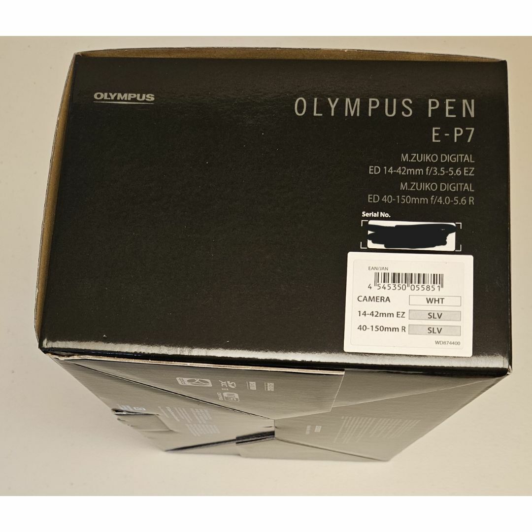 OLYMPUS(オリンパス)の【新品・未使用】オリンパス E-P7 PEN EZダブルズームキット ホワイト スマホ/家電/カメラのカメラ(ミラーレス一眼)の商品写真