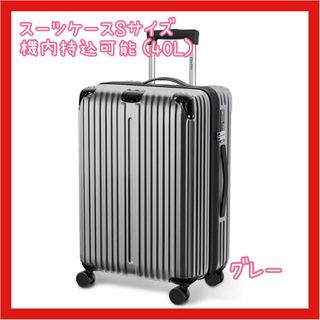 新品 スーツケース 超軽量 静音 ダブルキャスター TSAロック 機内持込可能(旅行用品)