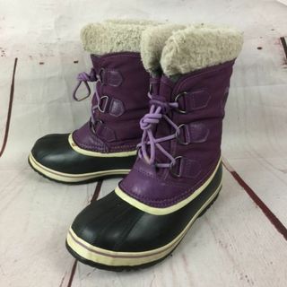 ソレル(SOREL)のカナダ名門★SOREL/ソレル★完全防水/スノーブーツ【22.0/紫】インナー付◆KM09 #BUZZBERG(ブーツ)