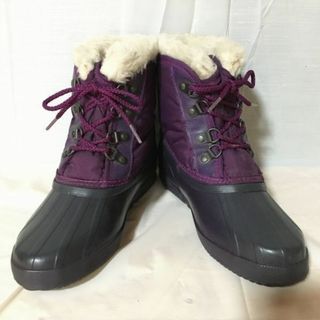 ソレル(SOREL)の Vintage/ビンテージ SOREL/ソレル　カナダ製スノーブーツ　ライナー付き　サイズ5　22.0-22.5　紫　管No.W18 #BUZZBERG(ブーツ)