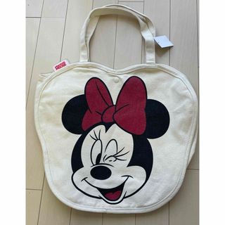 ディズニー(Disney)のディズニー　Disney ミニーちゃん　トートバッグ　フェイス型バッグ(トートバッグ)