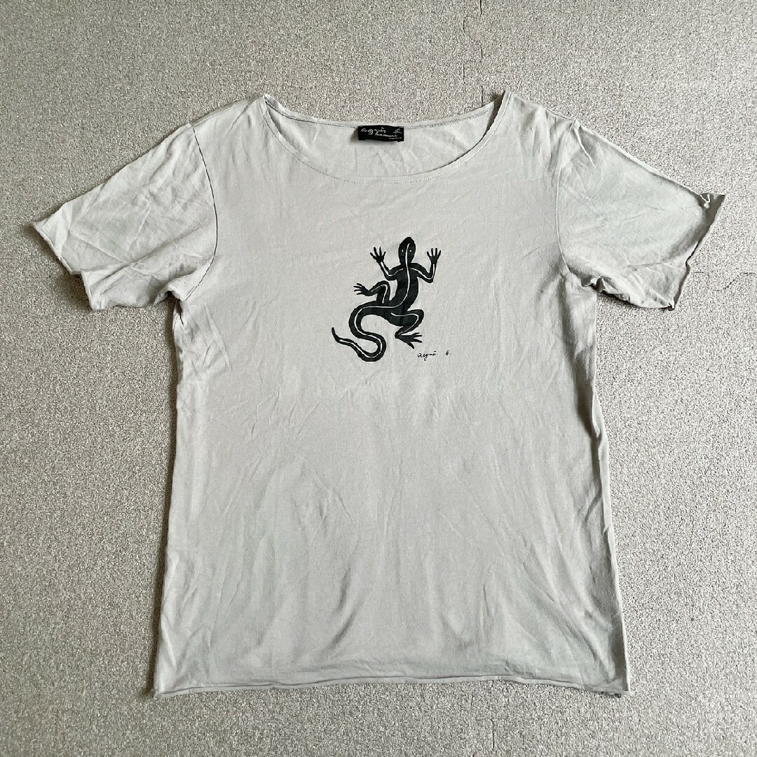 アニエスベー　Tシャツ　グレー メンズのトップス(Tシャツ/カットソー(半袖/袖なし))の商品写真