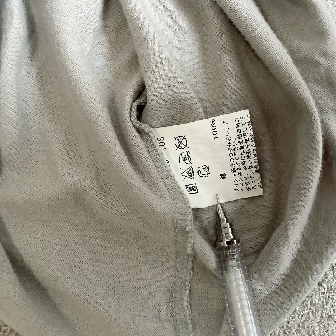 アニエスベー　Tシャツ　グレー メンズのトップス(Tシャツ/カットソー(半袖/袖なし))の商品写真