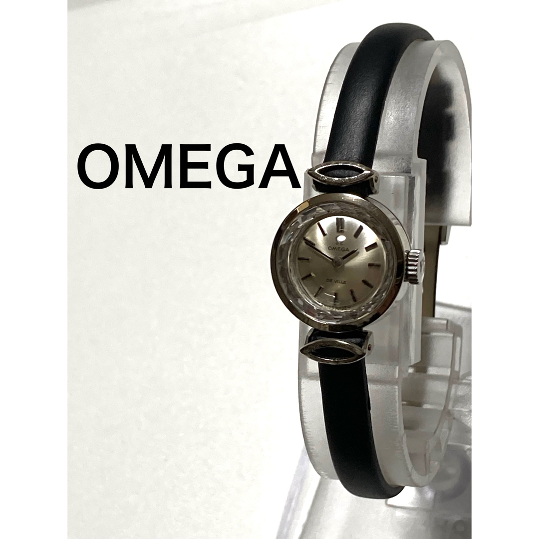 OMEGA(オメガ)の超美品！　OMEGA オメガ　デビル　ベルト新品　カットガラス　レディース腕時計 レディースのファッション小物(腕時計)の商品写真