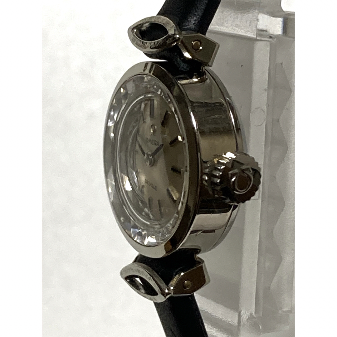 OMEGA(オメガ)の超美品！　OMEGA オメガ　デビル　ベルト新品　カットガラス　レディース腕時計 レディースのファッション小物(腕時計)の商品写真