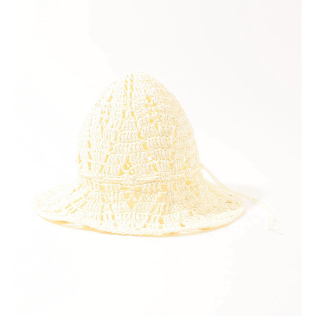 La Maison de Lyllis(ラメゾンドリリス)の【新品タグ付き】La Maison de Lyllis ペーパーハット レディースの帽子(ハット)の商品写真