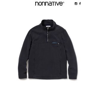 nonnative - nonnative EXPLORER HALF ZIP SWEAT NAVY