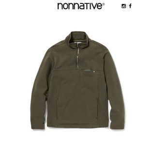 nonnative - nonnative EXPLORER HALF ZIP SWEAT OLIVE