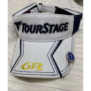 ツアーステージ(TOURSTAGE)のTOURSTAGE サンバイザー　マーカー付(ウエア)