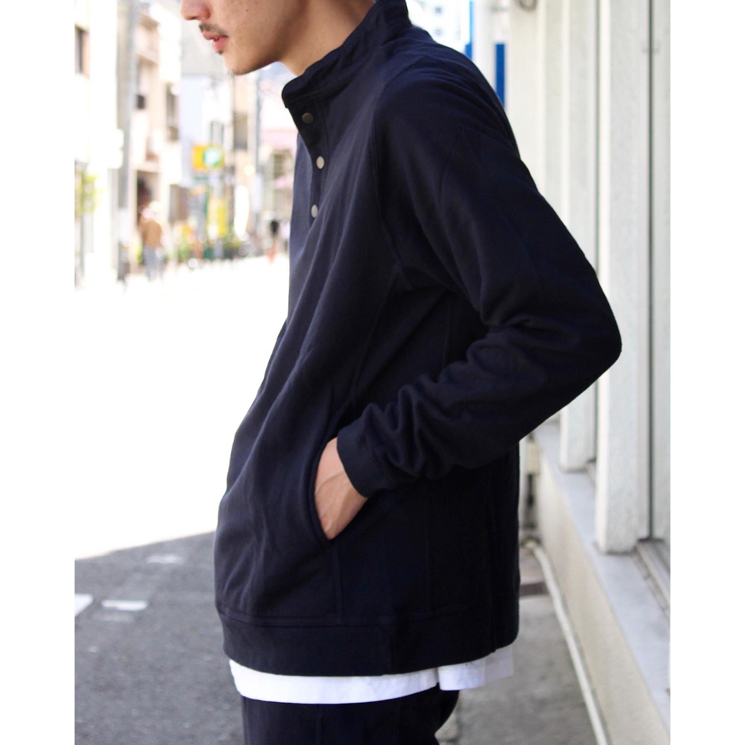 nonnative(ノンネイティブ)のnonnative DWELLER HENLEY NECK SWEAT MOLE メンズのトップス(スウェット)の商品写真