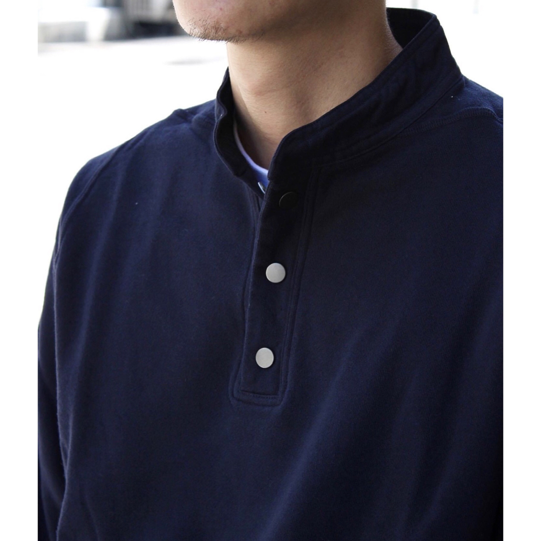 nonnative(ノンネイティブ)のnonnative DWELLER HENLEY NECK SWEAT MOLE メンズのトップス(スウェット)の商品写真