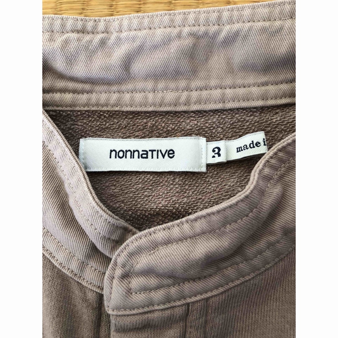 nonnative(ノンネイティブ)のnonnative DWELLER HENLEY NECK SWEAT MOLE メンズのトップス(スウェット)の商品写真