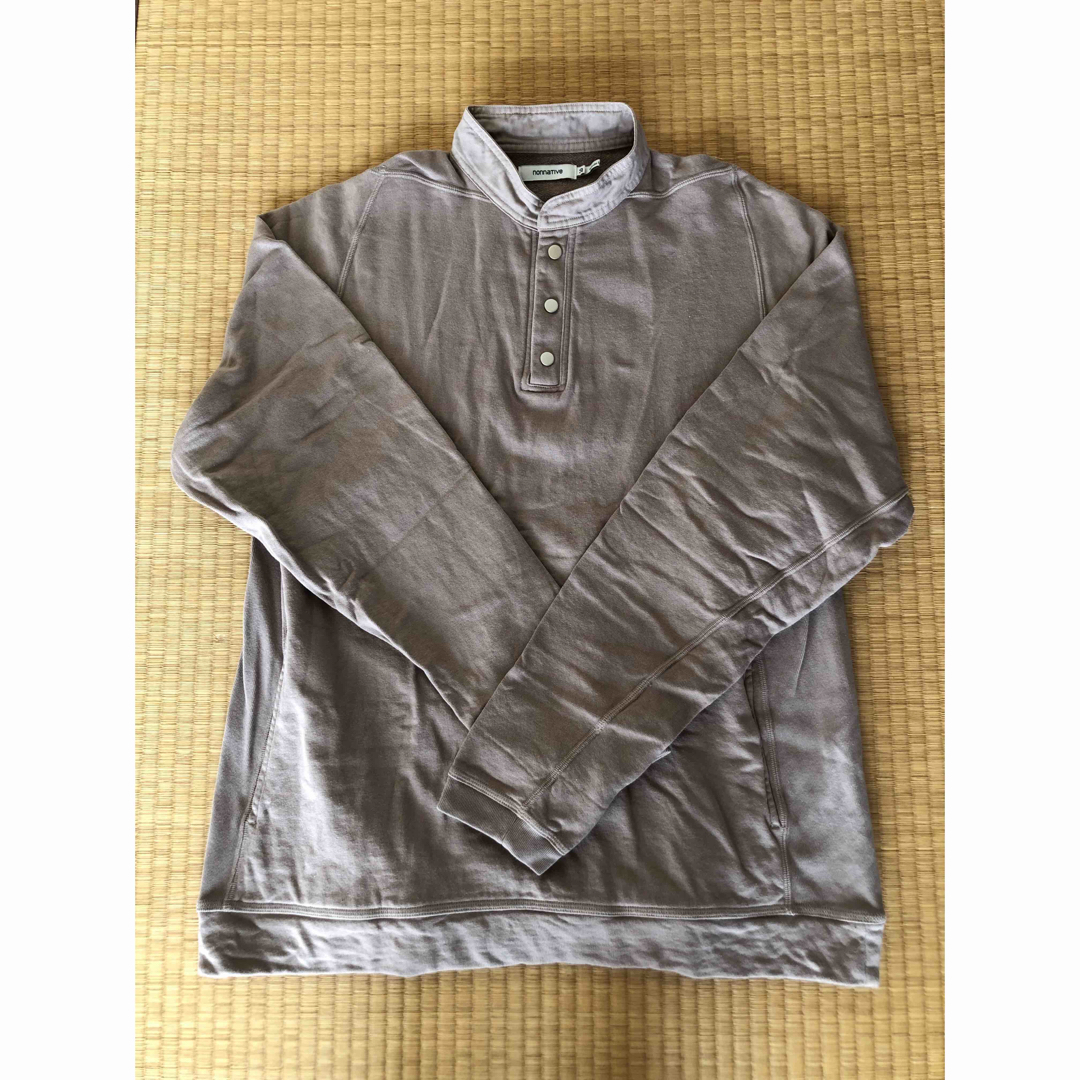 nonnative(ノンネイティブ)のnonnative DWELLER HENLEY NECK SWEAT MOLE メンズのトップス(スウェット)の商品写真