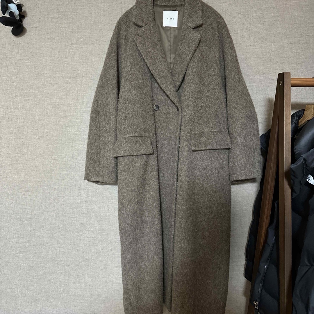 CLANE(クラネ)のクラネ ダブルウールロングコート レディースのジャケット/アウター(ロングコート)の商品写真
